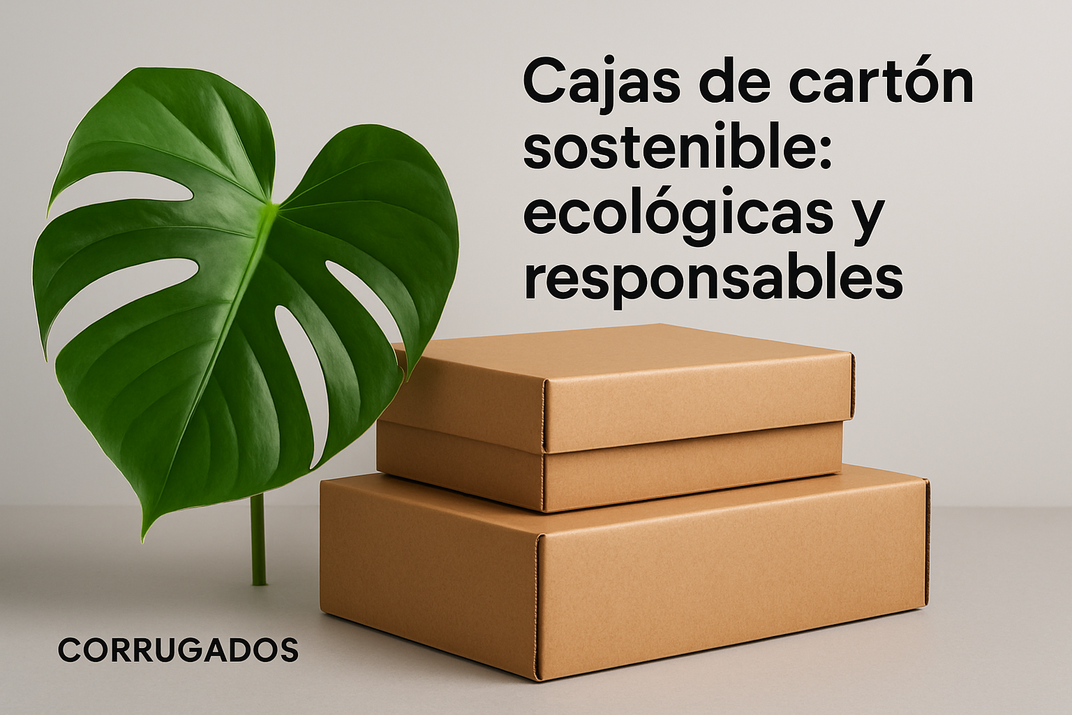 Cajas de cartón sostenible: ecológicas y responsables